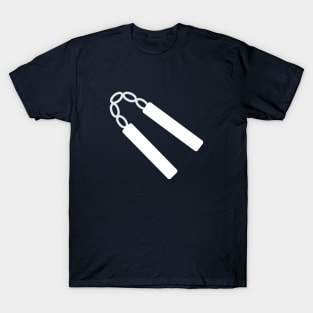 Nunchuks! The weapon of a true martial arts warrior! T-Shirt